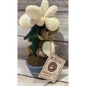 BOYDS BEAR "HE LOVES ME HE LOVES ME NOT" 8''POTSIE DAISYDEW PLUSH